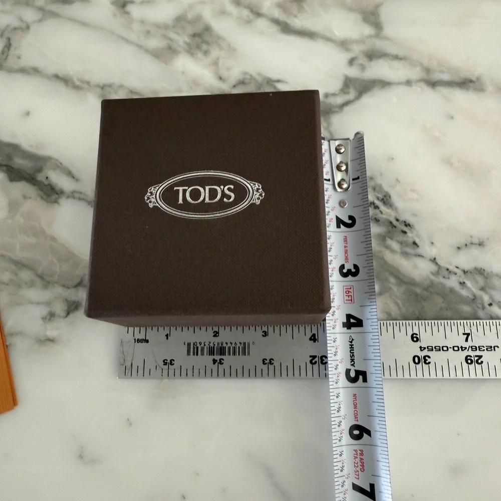 Authentic TOD'S Empty Gift Box Brown 3.75